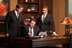 Public Adjuster Justin Skipton at work